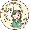 24/7 Support